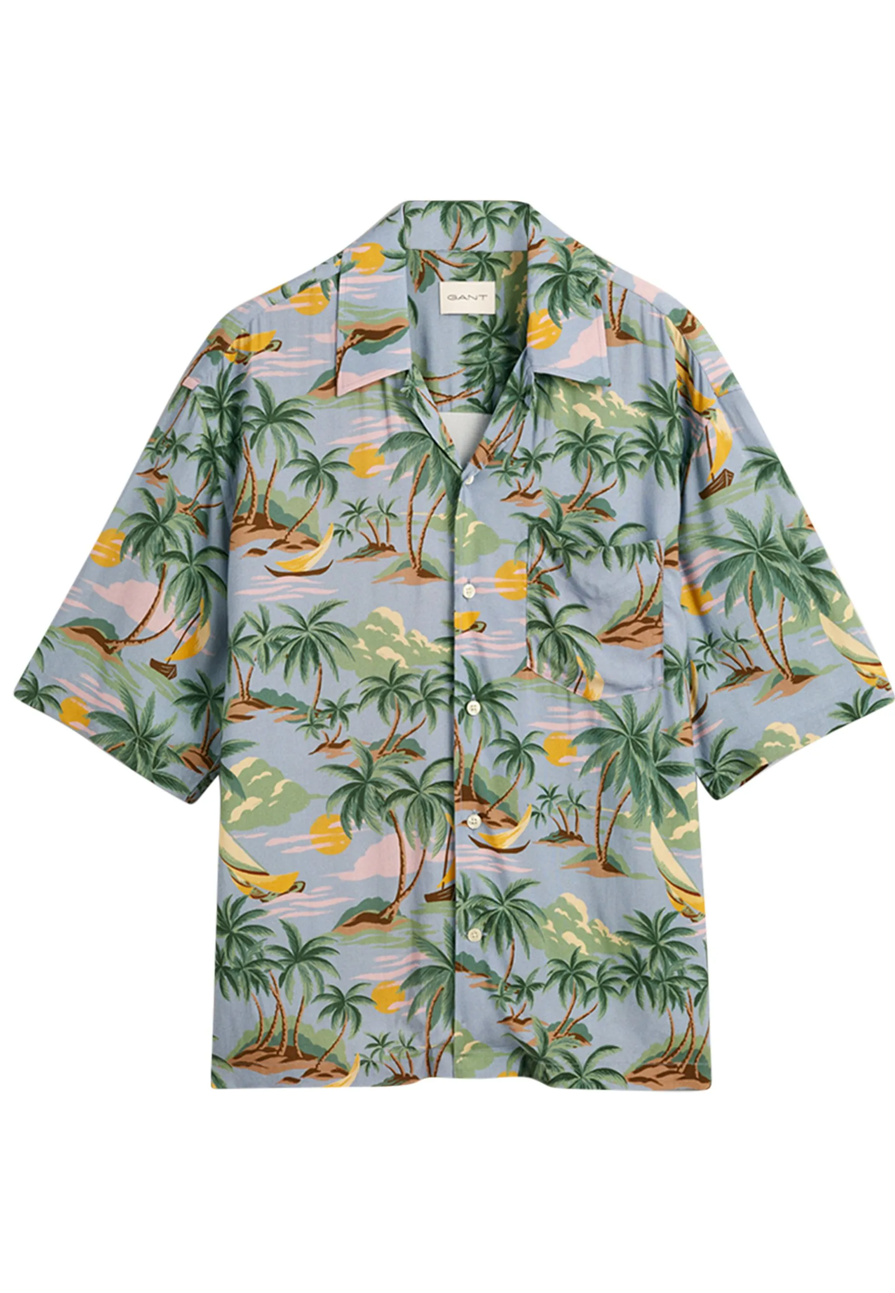 RELAXED FIT HAWAIIAN SHORT SLEEVE  - Camicia