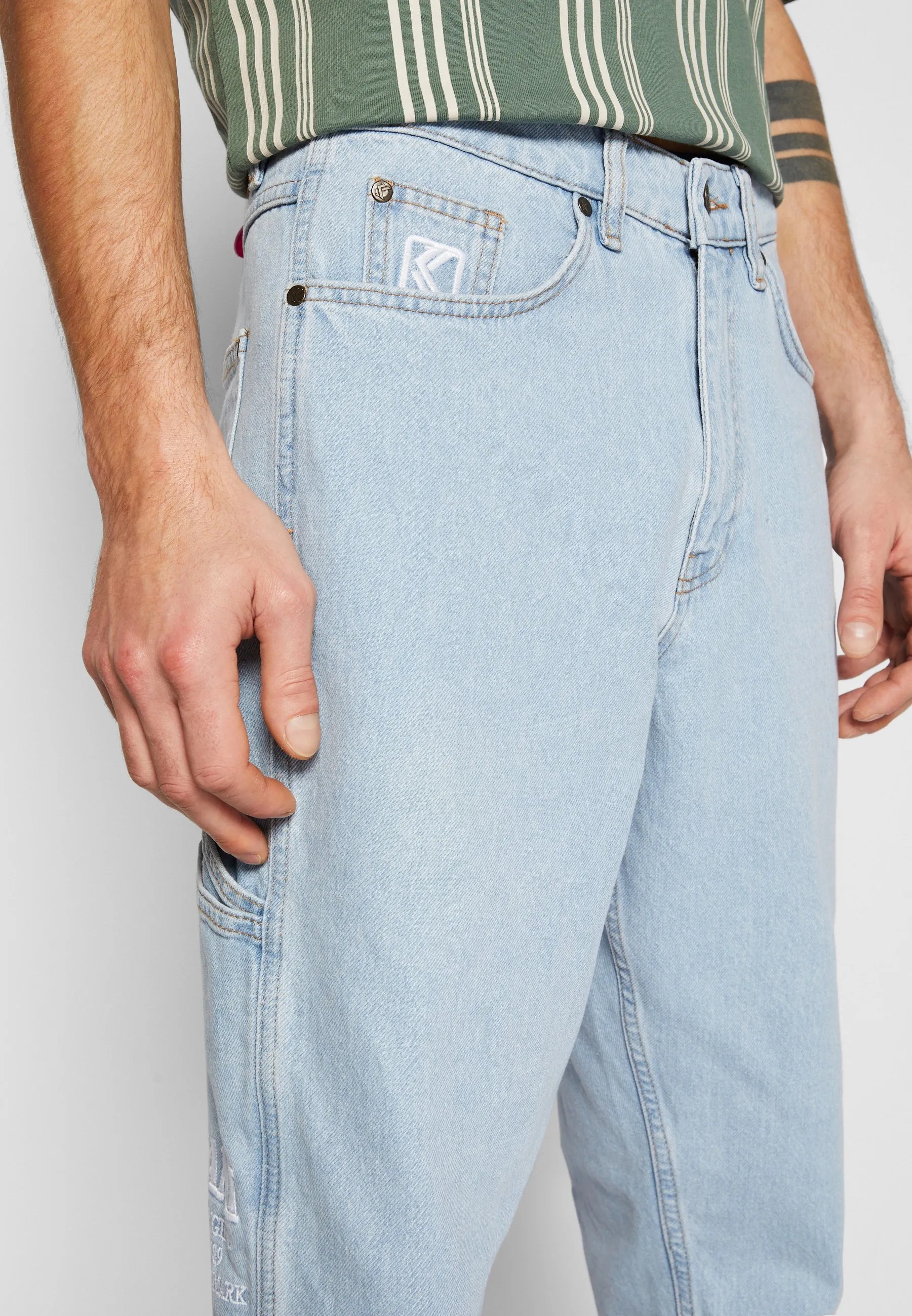 RETRO TAPE WOREAR DENIM - Jeans a sigaretta