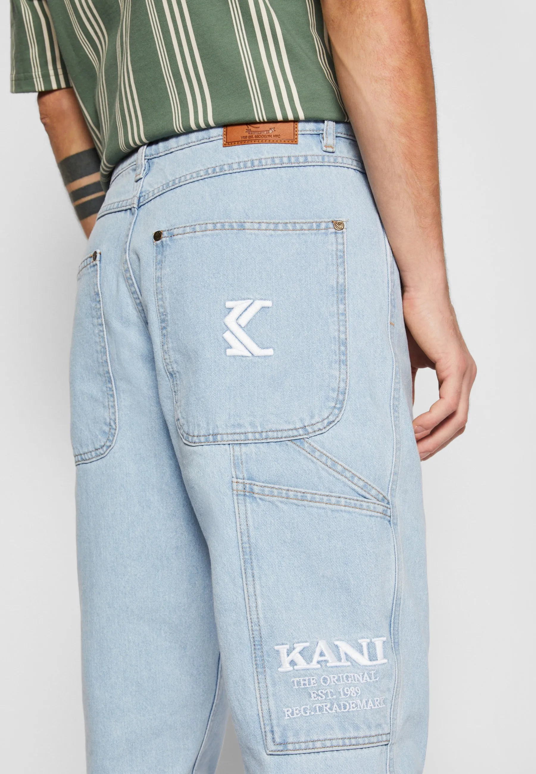 RETRO TAPE WOREAR DENIM - Jeans a sigaretta