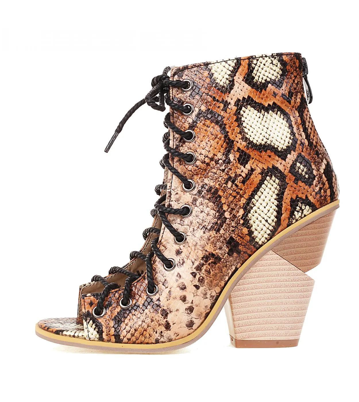 Sandali da donna eleganti Tacchi altissimi Scarpe estive per donna 2023 Zeppe in pelle Tacco Sandali femminili Scarpe da donna
