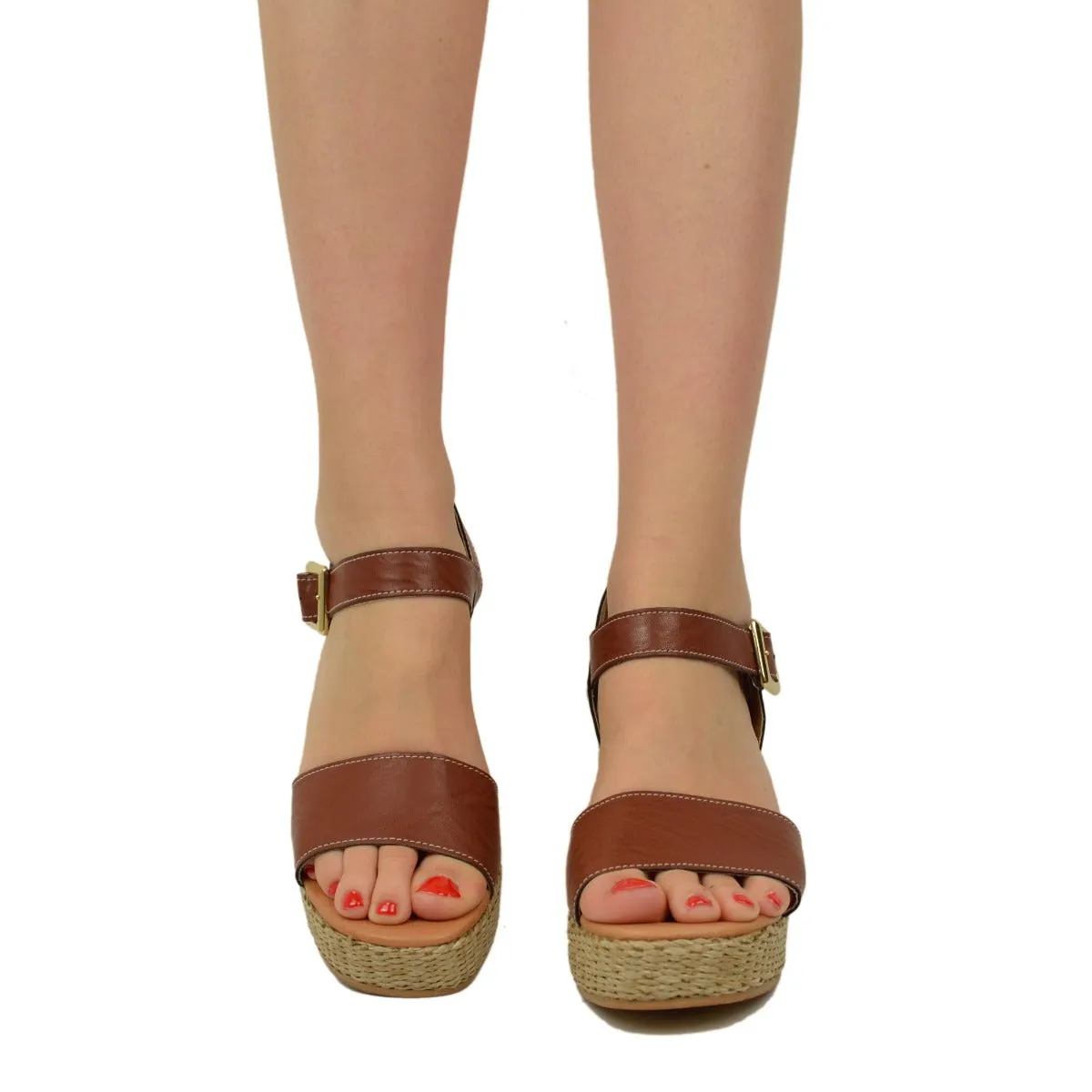 Sandali Donna con Cinturino Testa di Moro Made in Italy