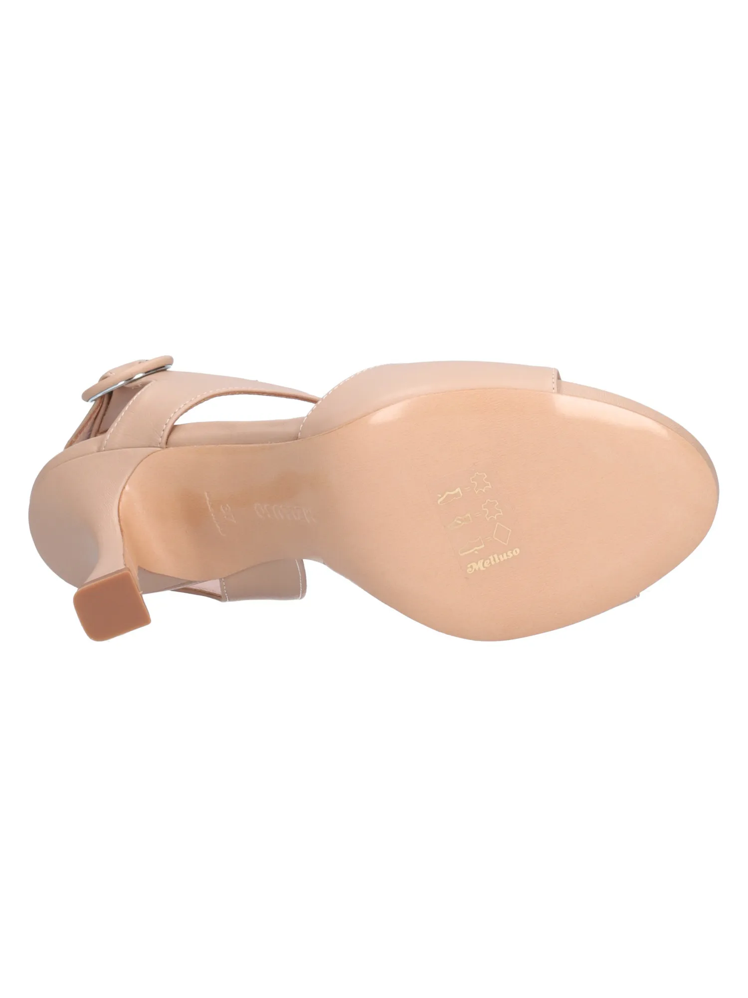 Sandalo tacco fino Melluso da donna beige