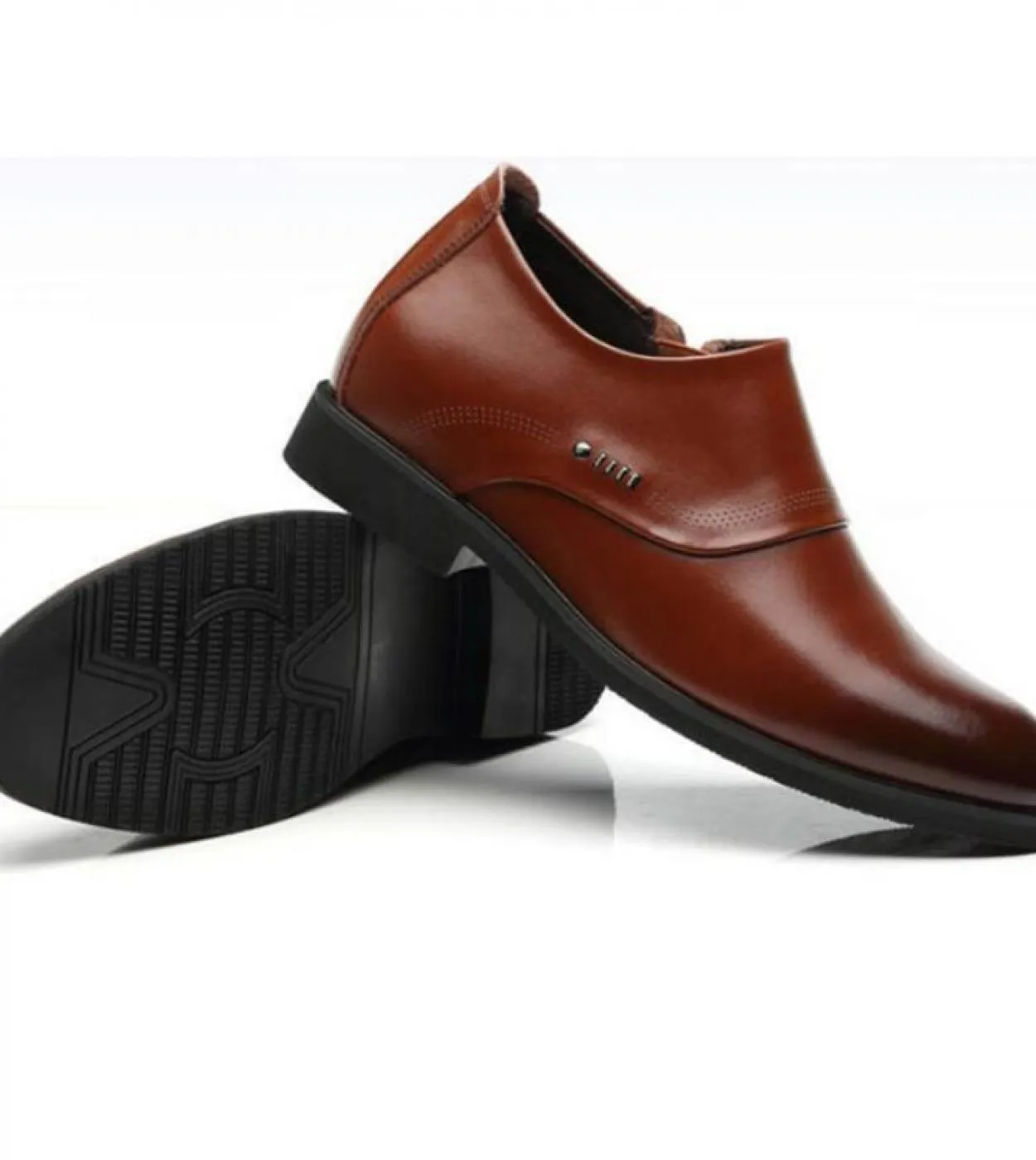 Scarpe casual da uomo daffari Aumento interno 6 cm più alte Oxford quotidiane per uomo Tacchi da uomo stile britannico Four Sea
