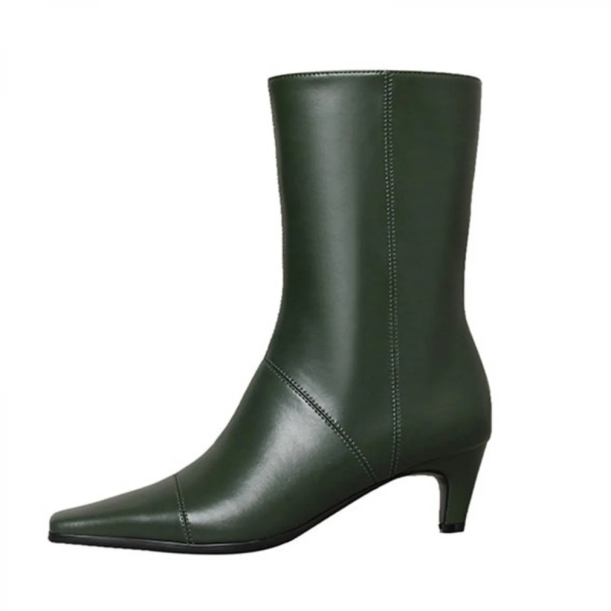 Scarpe con tacco alto in pelle Scarpe in pelle Stivali in pelle Stivali da donna 2023 Nuova primavera autunno