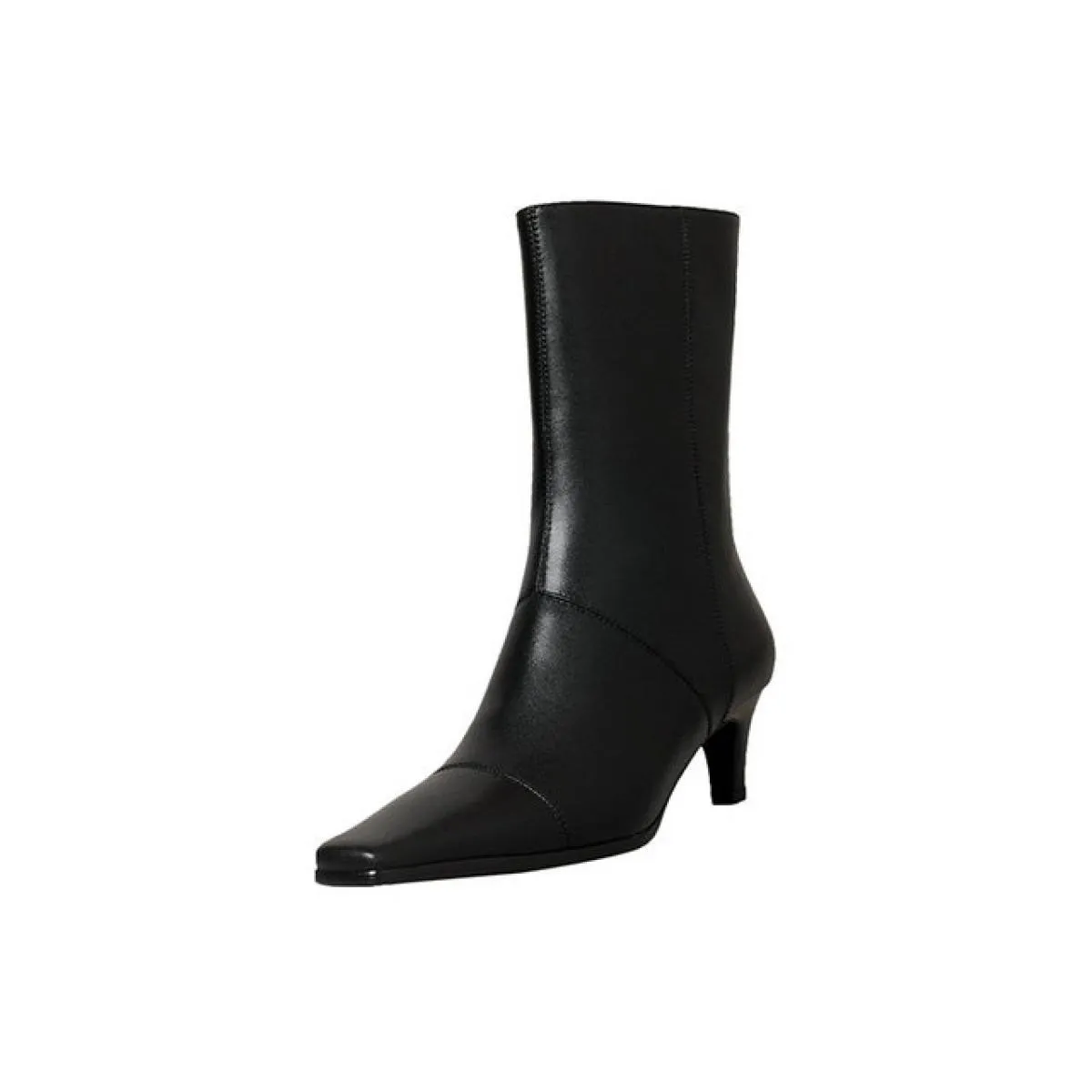 Scarpe con tacco alto in pelle Scarpe in pelle Stivali in pelle Stivali da donna 2023 Nuova primavera autunno