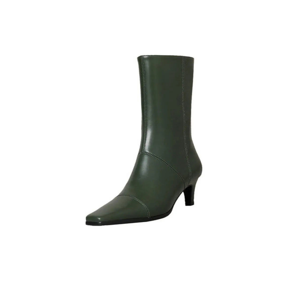 Scarpe con tacco alto in pelle Scarpe in pelle Stivali in pelle Stivali da donna 2023 Nuova primavera autunno