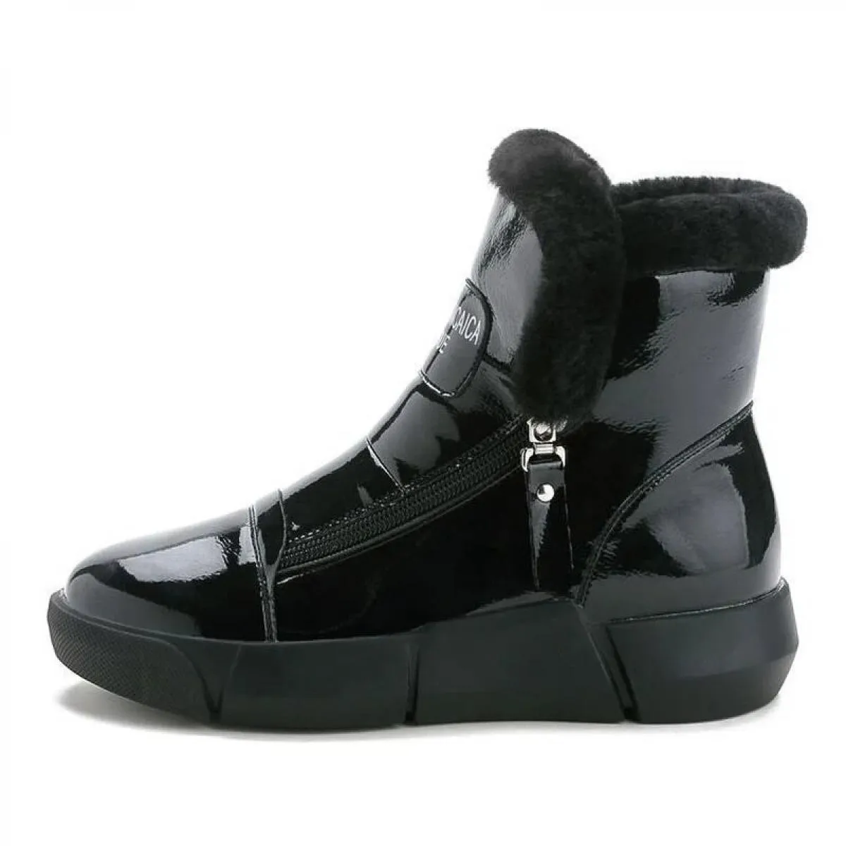 Scarpe da donna invernali 2022 Stivali corti di nuova moda più Sneakers alte in velluto Scarpe di cotone caldo Stivali da neve T