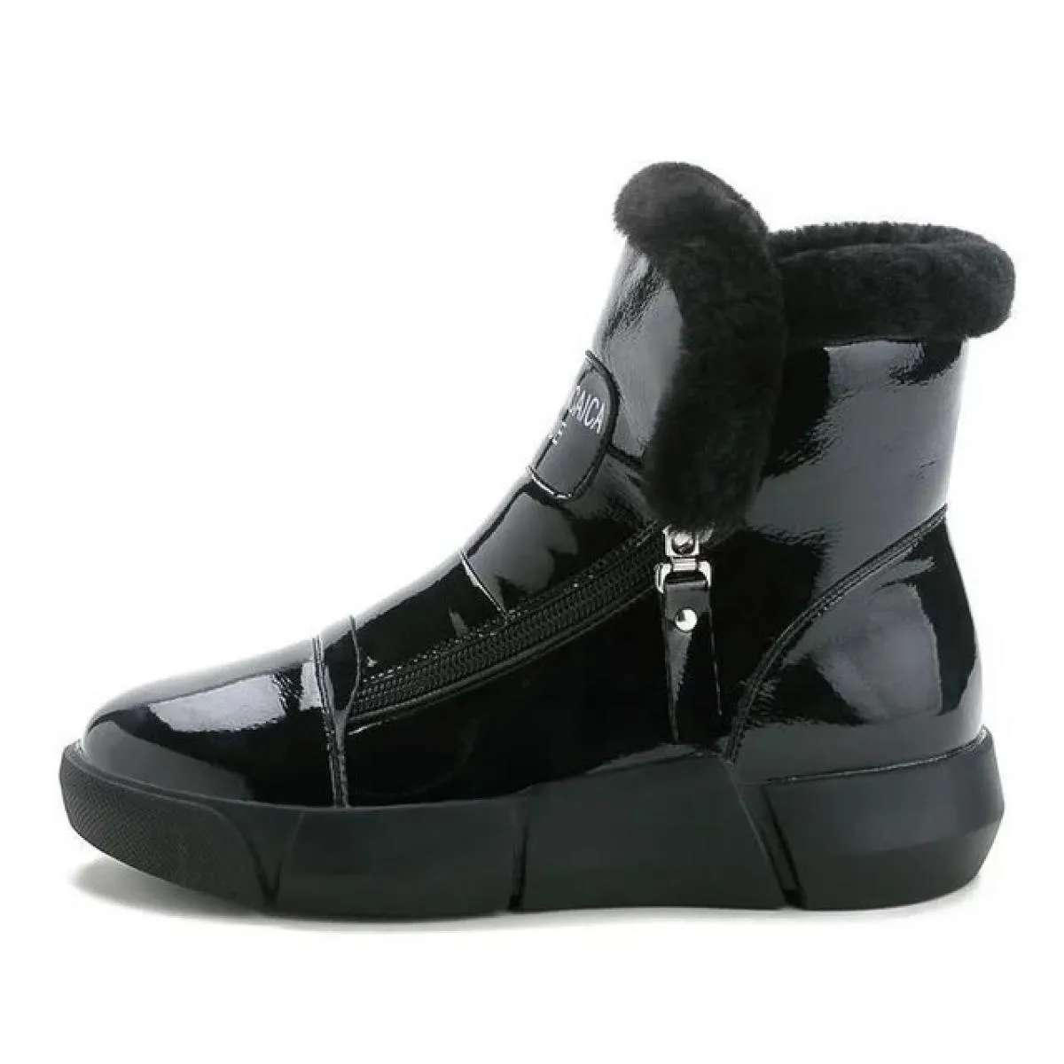Scarpe da donna invernali 2022 Stivali corti di nuova moda più Sneakers alte in velluto Scarpe di cotone caldo Stivali da neve T