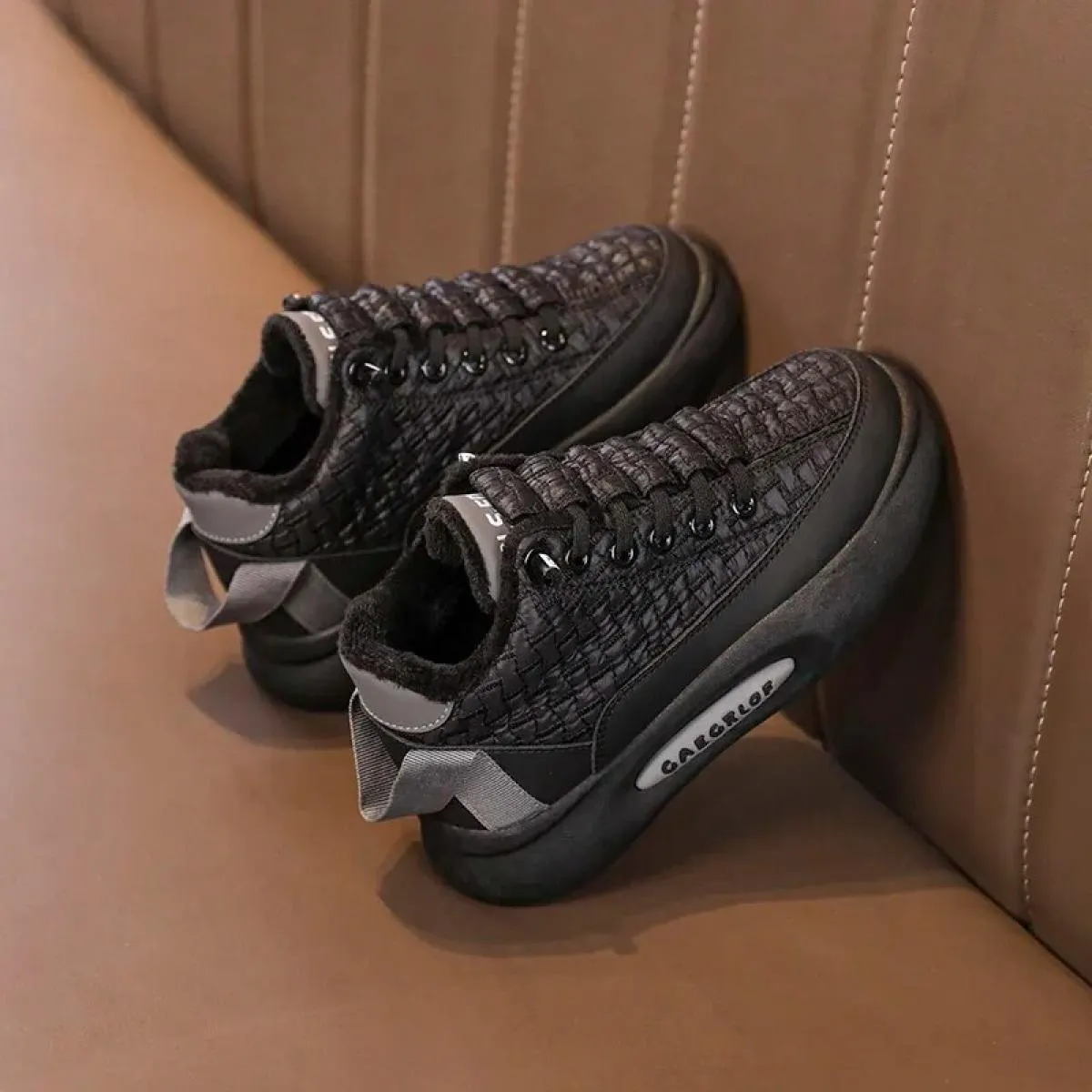 Scarpe da ginnastica per bambini Casual Punta tonda Fondo spesso Impermeabile Comode Alla moda Tutte le partite Antiscivolo Resi