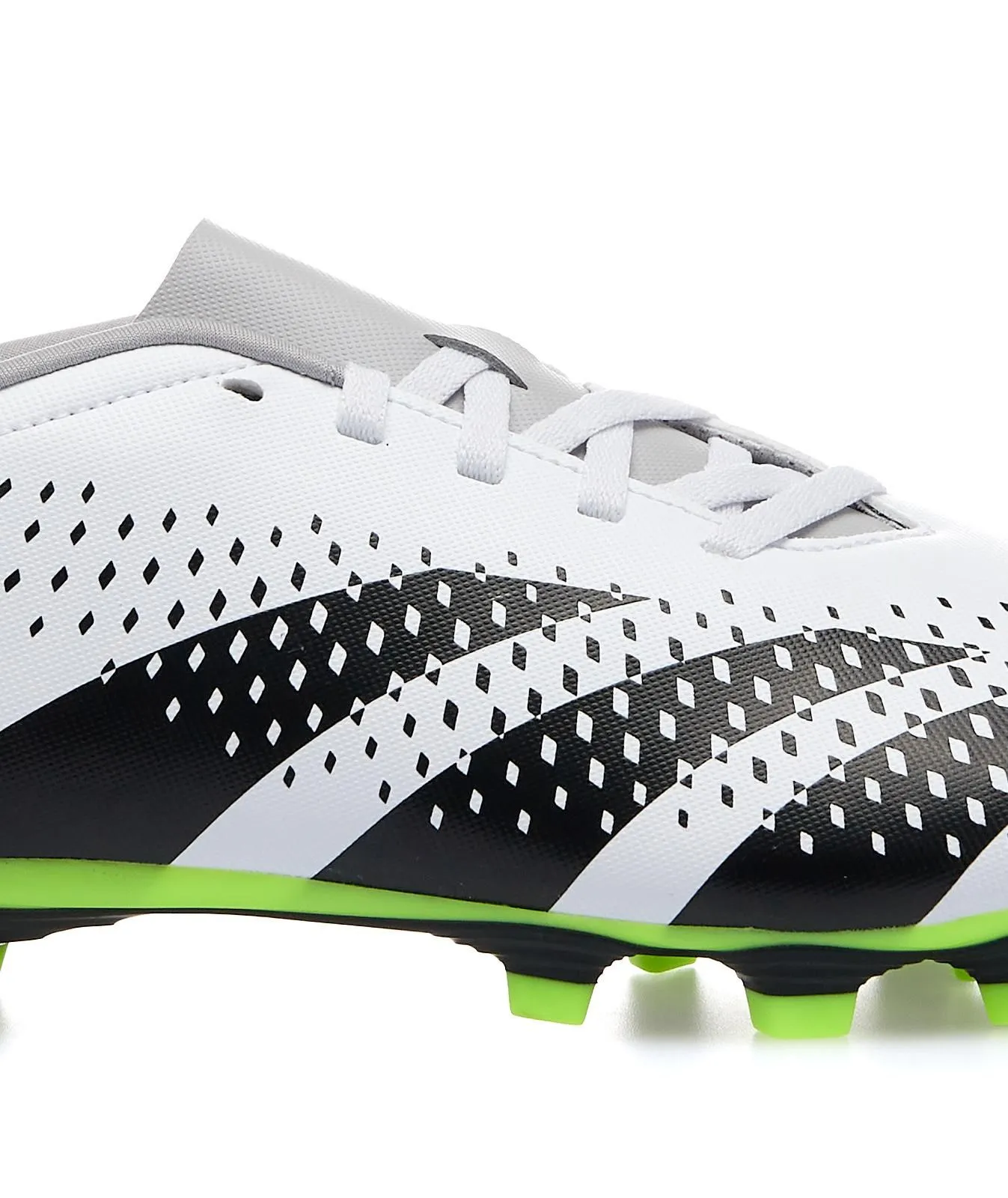 Scarpe uomo da calcio bianche predator con dettagli fluo