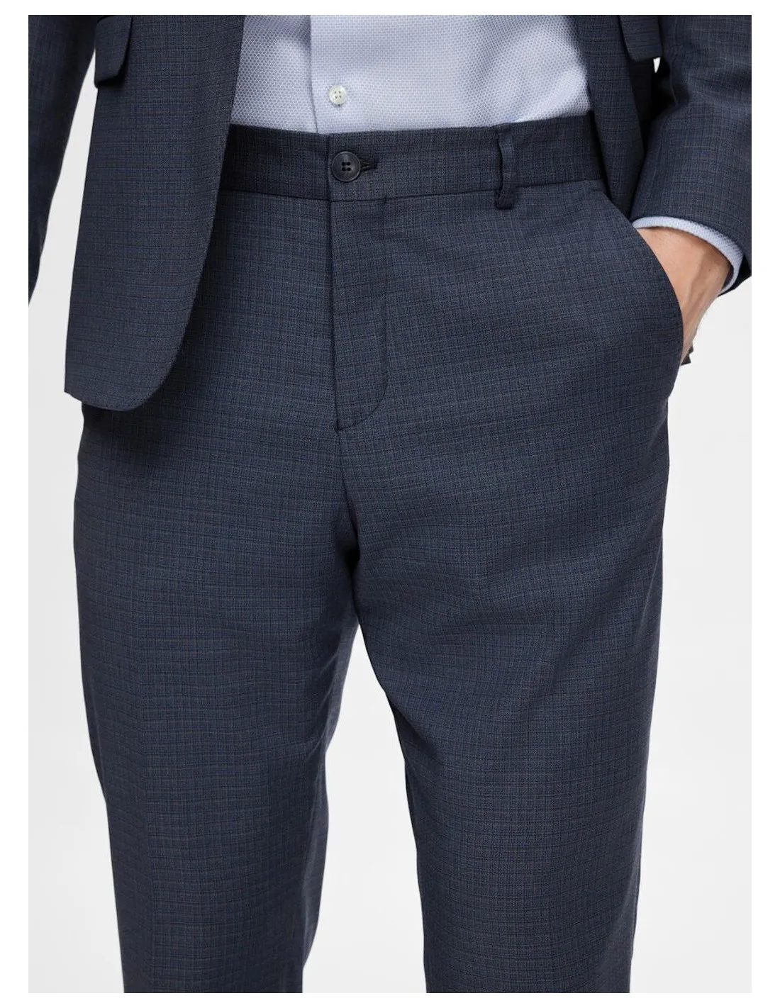 SELECTED TAILORED TROUSERS UOMO,SLHSLIM-NEIL BLUE