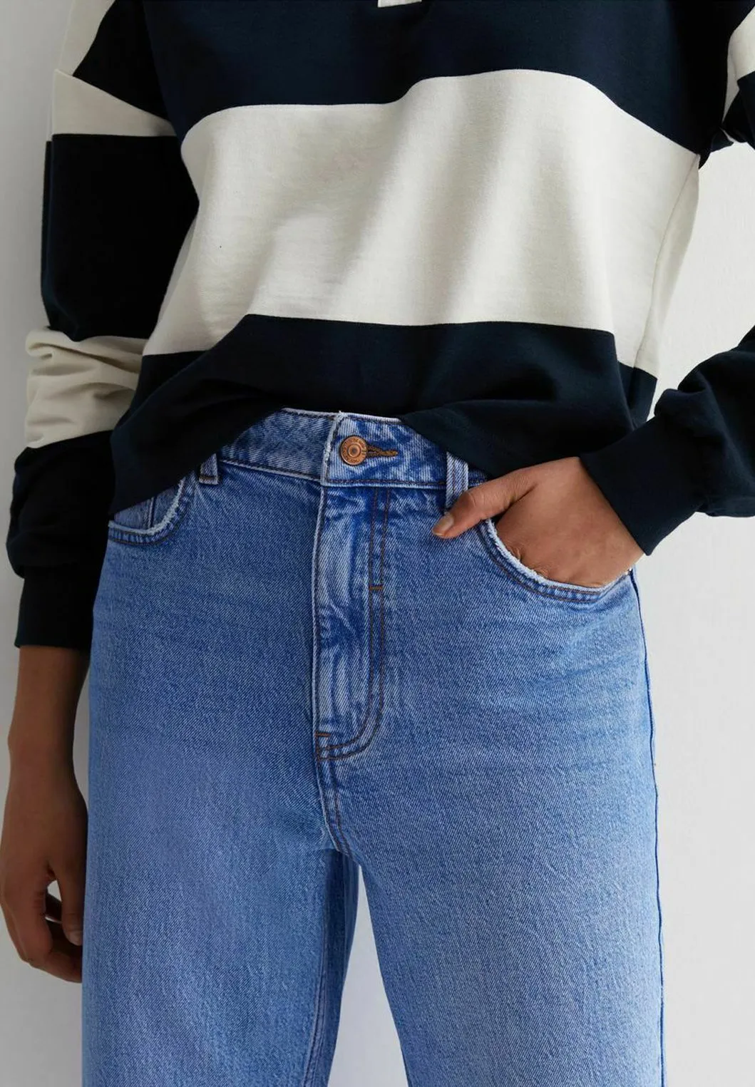 SLIM FIT TONIC BROMO MOM - Jeans a sigaretta