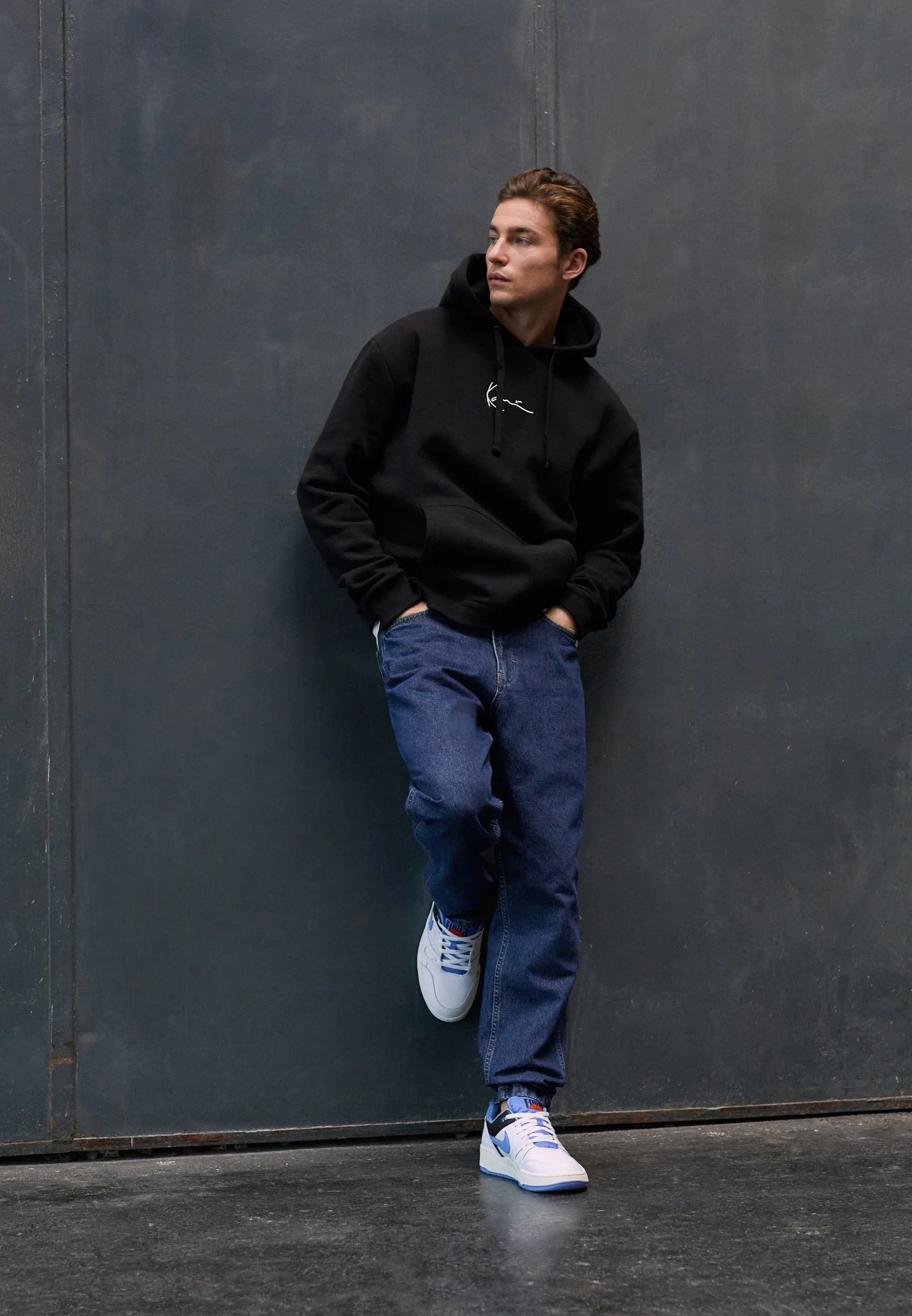 SMALL SIGNATURE TAPE FIVE POCKET DENIM - Jeans a sigaretta