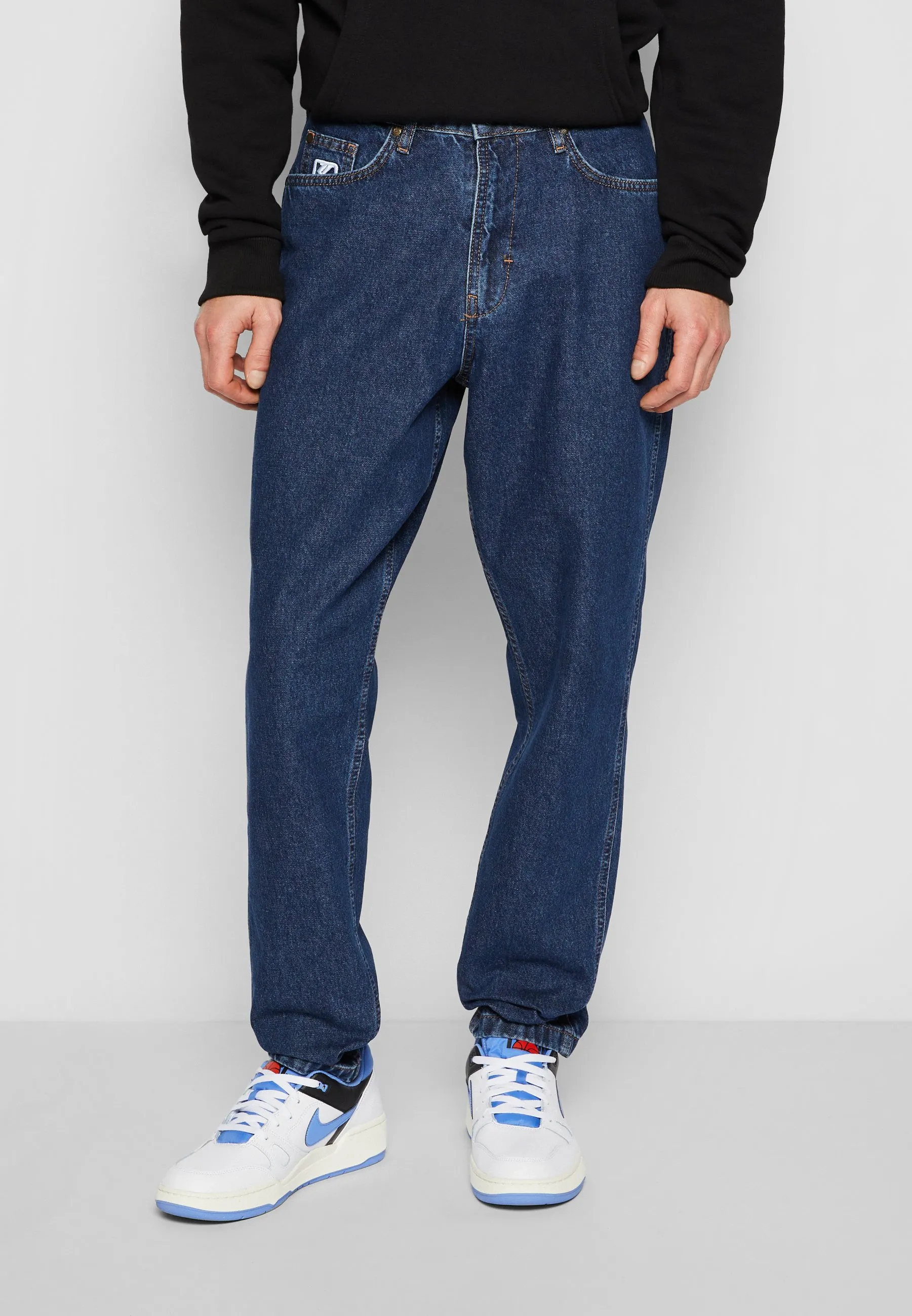 SMALL SIGNATURE TAPE FIVE POCKET DENIM - Jeans a sigaretta