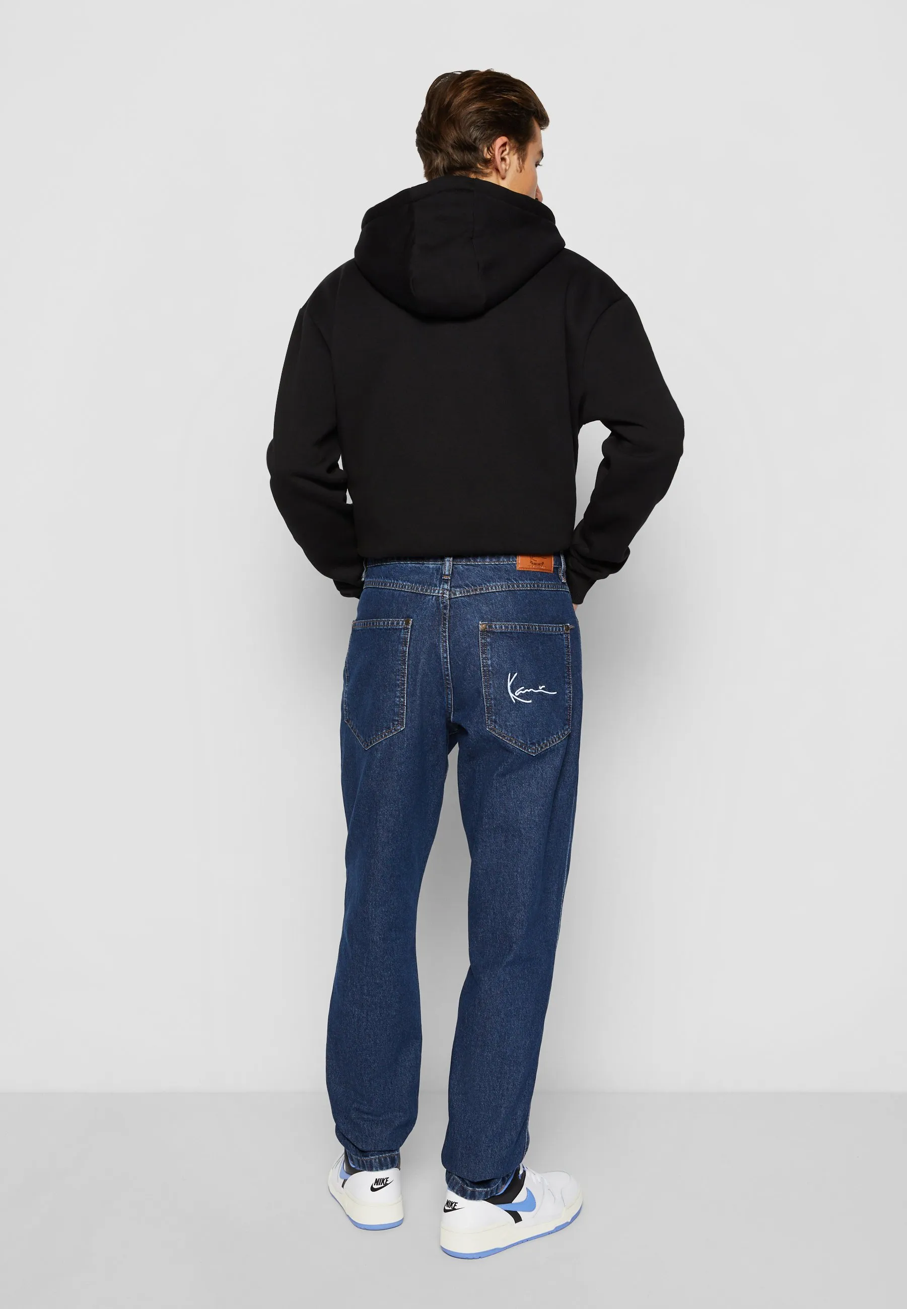 SMALL SIGNATURE TAPE FIVE POCKET DENIM - Jeans a sigaretta