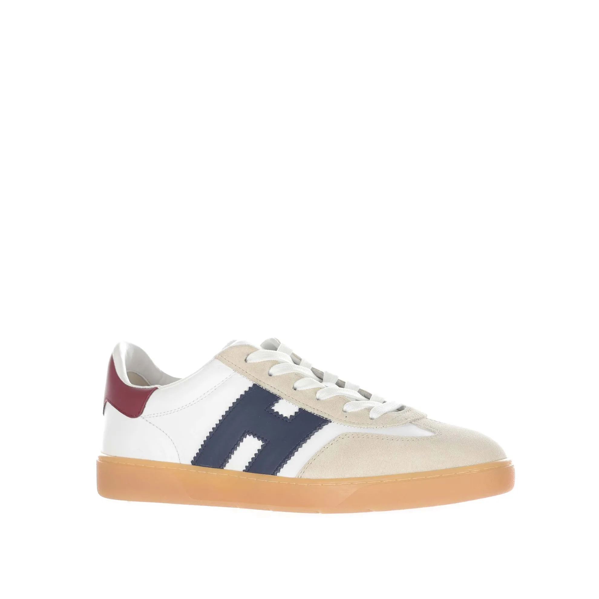 Sneaker cool in pelle e camoscio