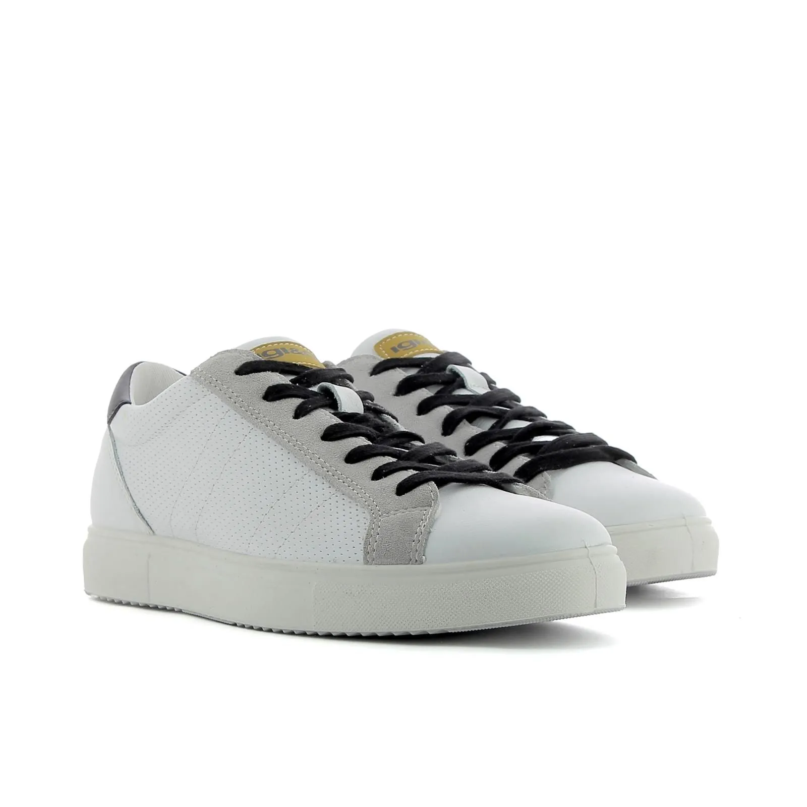 Sneakers bianche in pelle da uomo