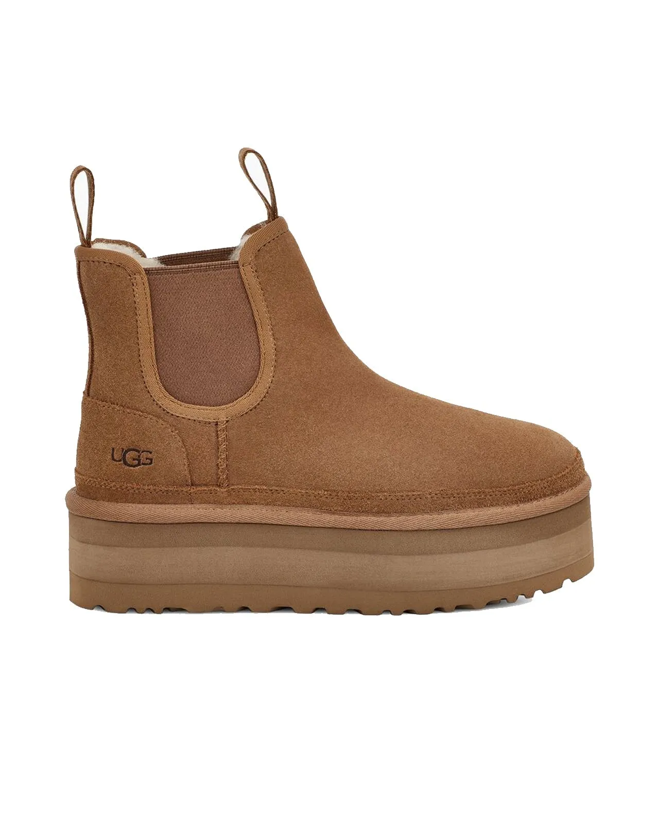 Stivale Neumel Platform Chelsea Chestnut