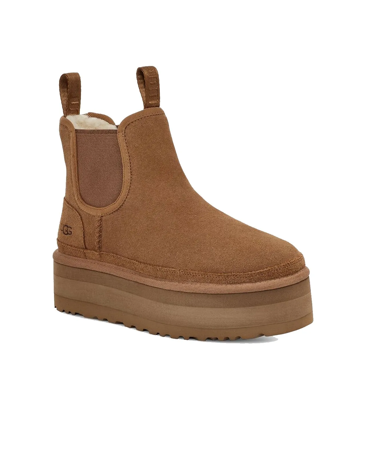 Stivale Neumel Platform Chelsea Chestnut