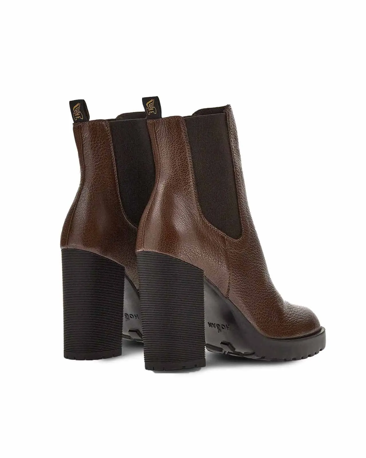 Stivaletto Chelsea H623 pelle marrone