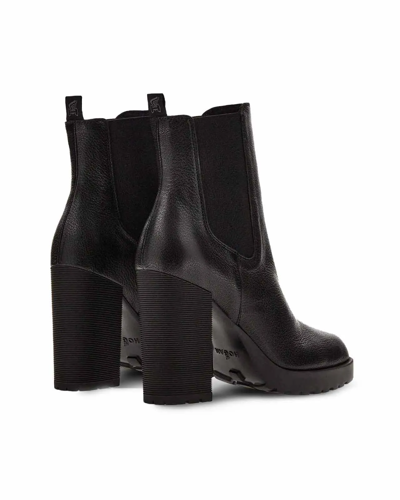 Stivaletto Chelsea H623 pelle nera
