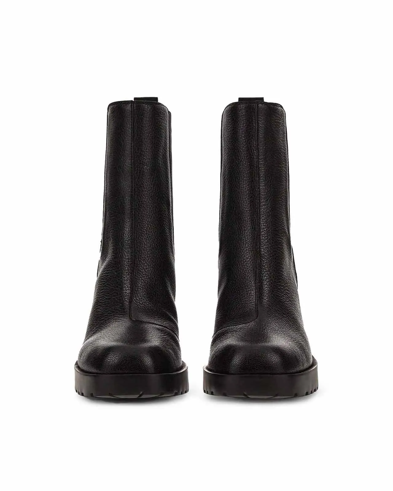 Stivaletto Chelsea H623 pelle nera