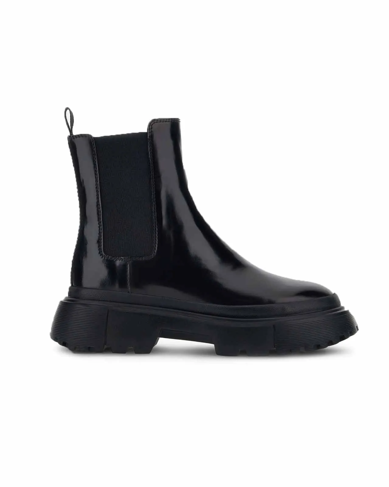 Stivaletto Chelsea H629 pelle nera