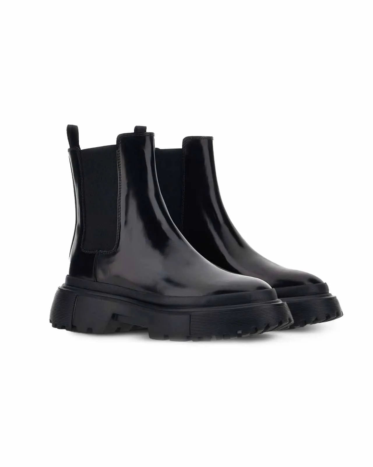 Stivaletto Chelsea H629 pelle nera
