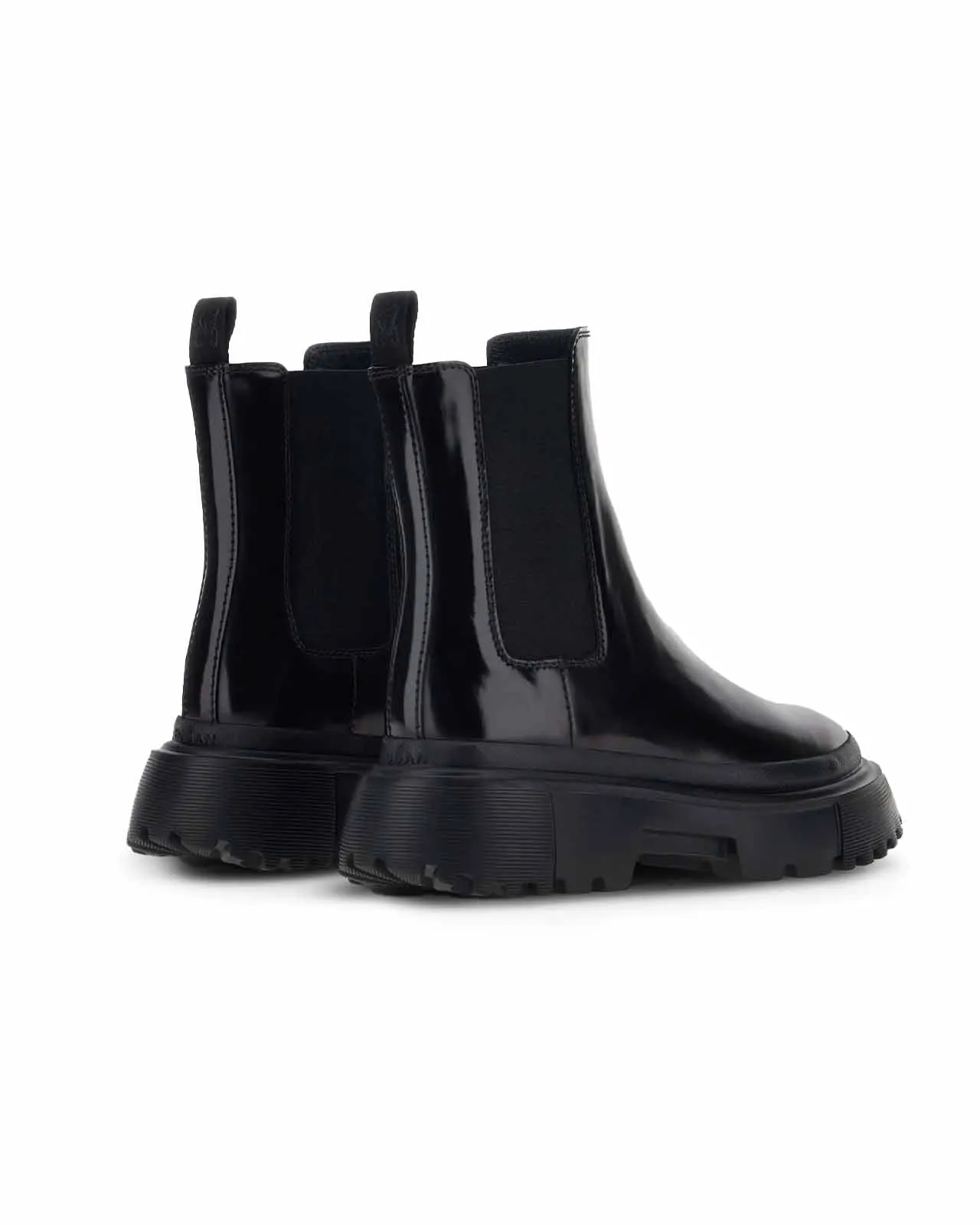 Stivaletto Chelsea H629 pelle nera