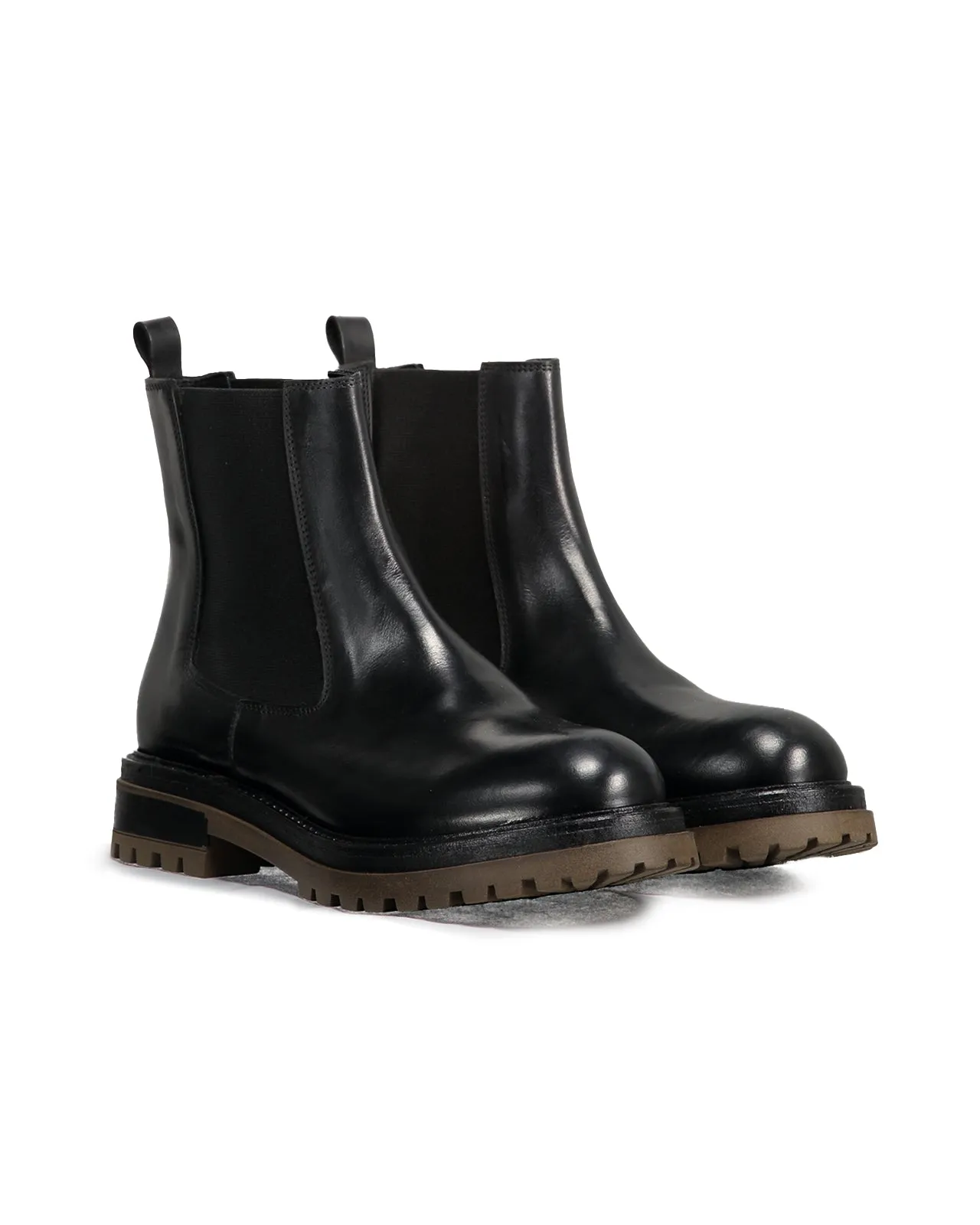 Stivaletto Chelsea Lux pelle nera