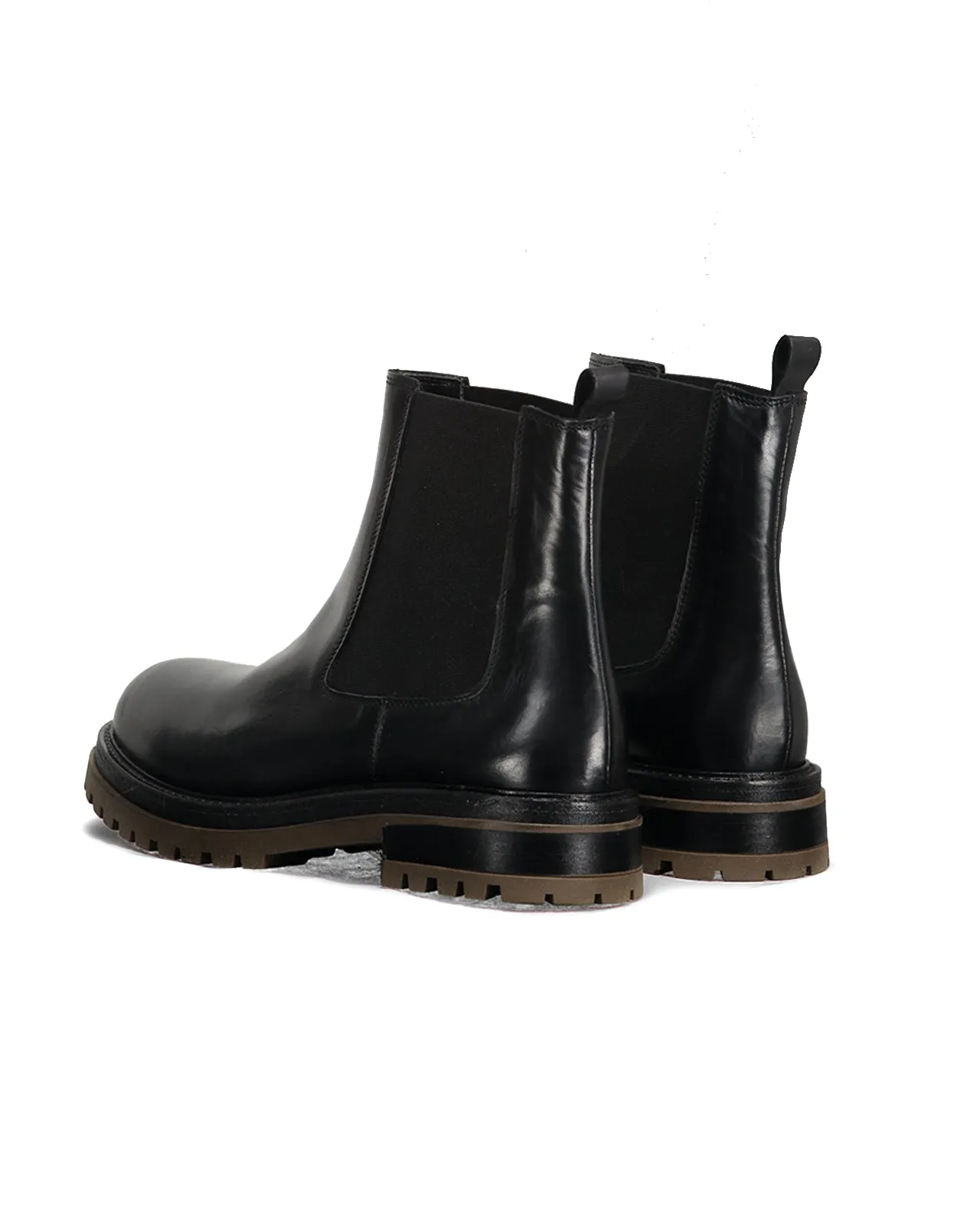 Stivaletto Chelsea Lux pelle nera