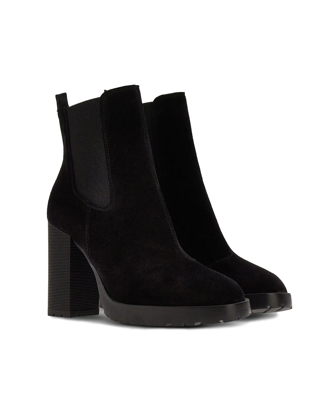 Stivaletto H623 suede nero
