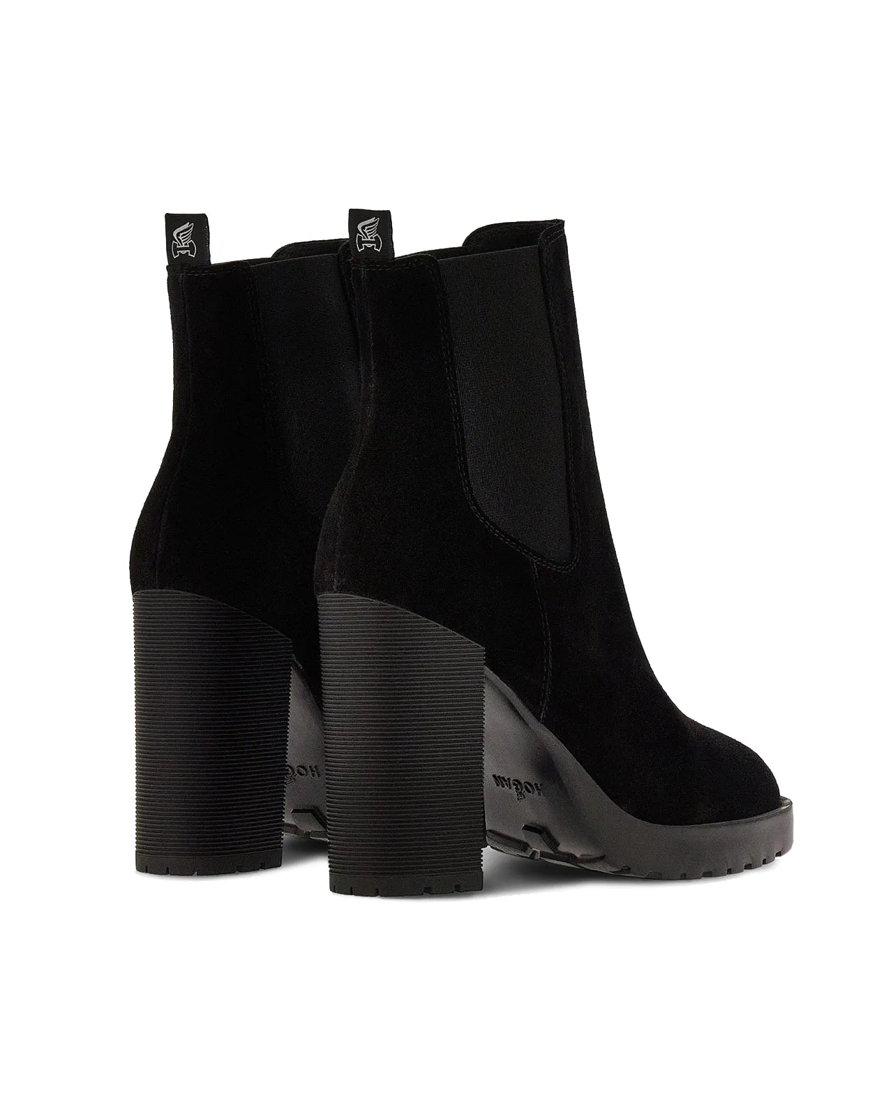 Stivaletto H623 suede nero