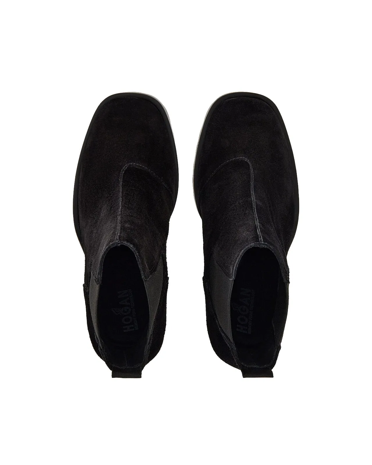Stivaletto H623 suede nero