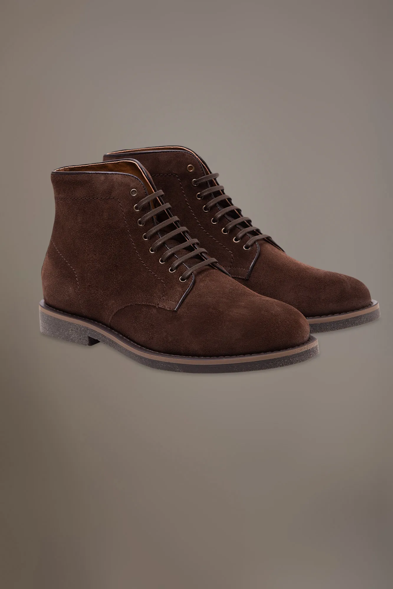 Stivali in suede uomo 100% pelle