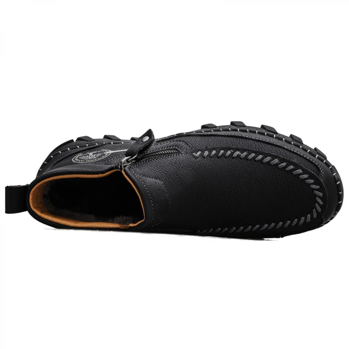 Stivali invernali da uomo con cerniera Scarpe Casual Stivali invernali caldi Uomo Autunno Inverno Stivali da uomo Stivali da uom