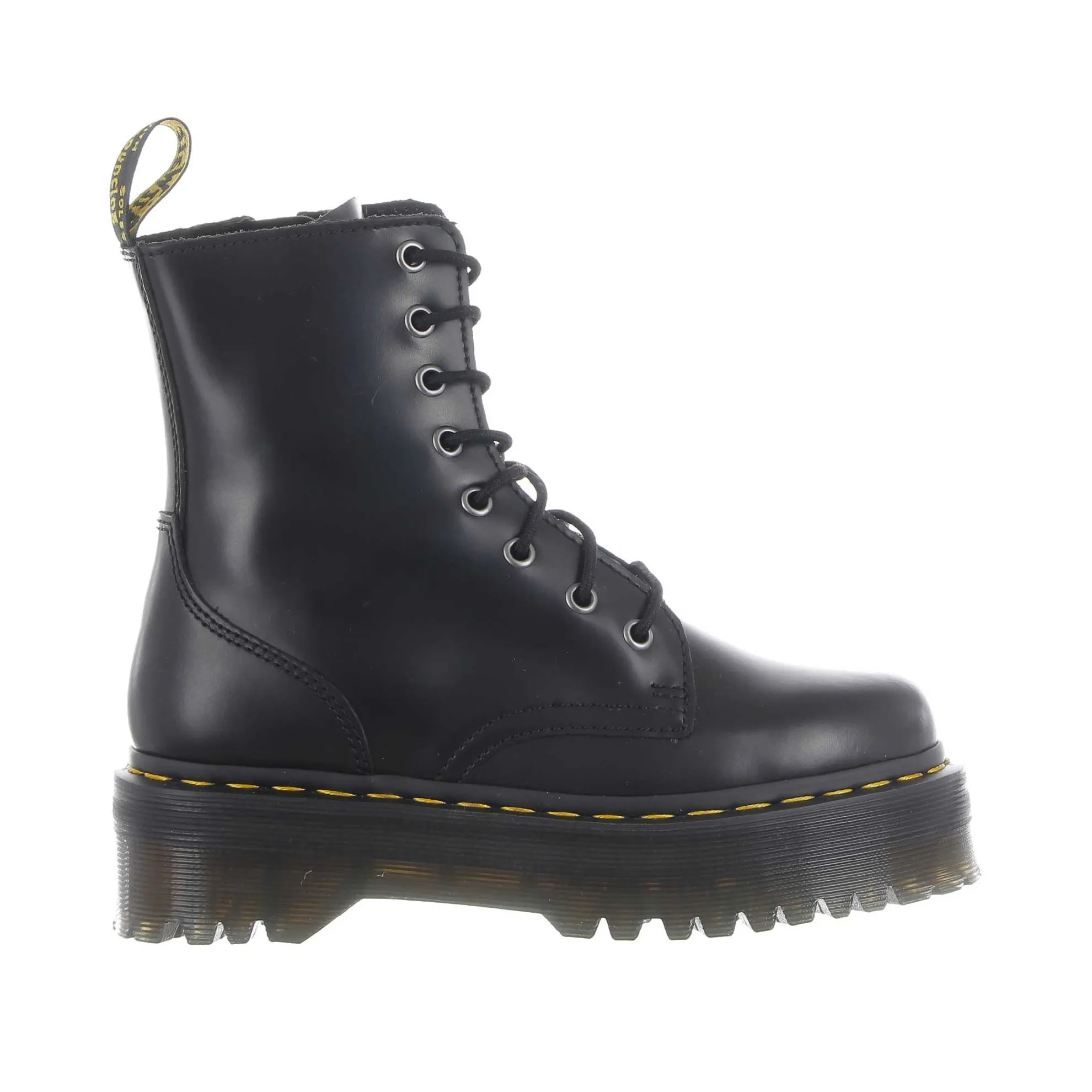 Stivali platform jadon in pelle smooth