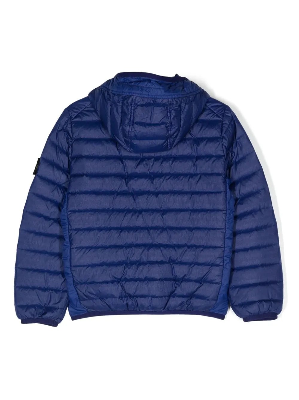 STONE ISLAND JUNIOR piumino in nylon con badge logo