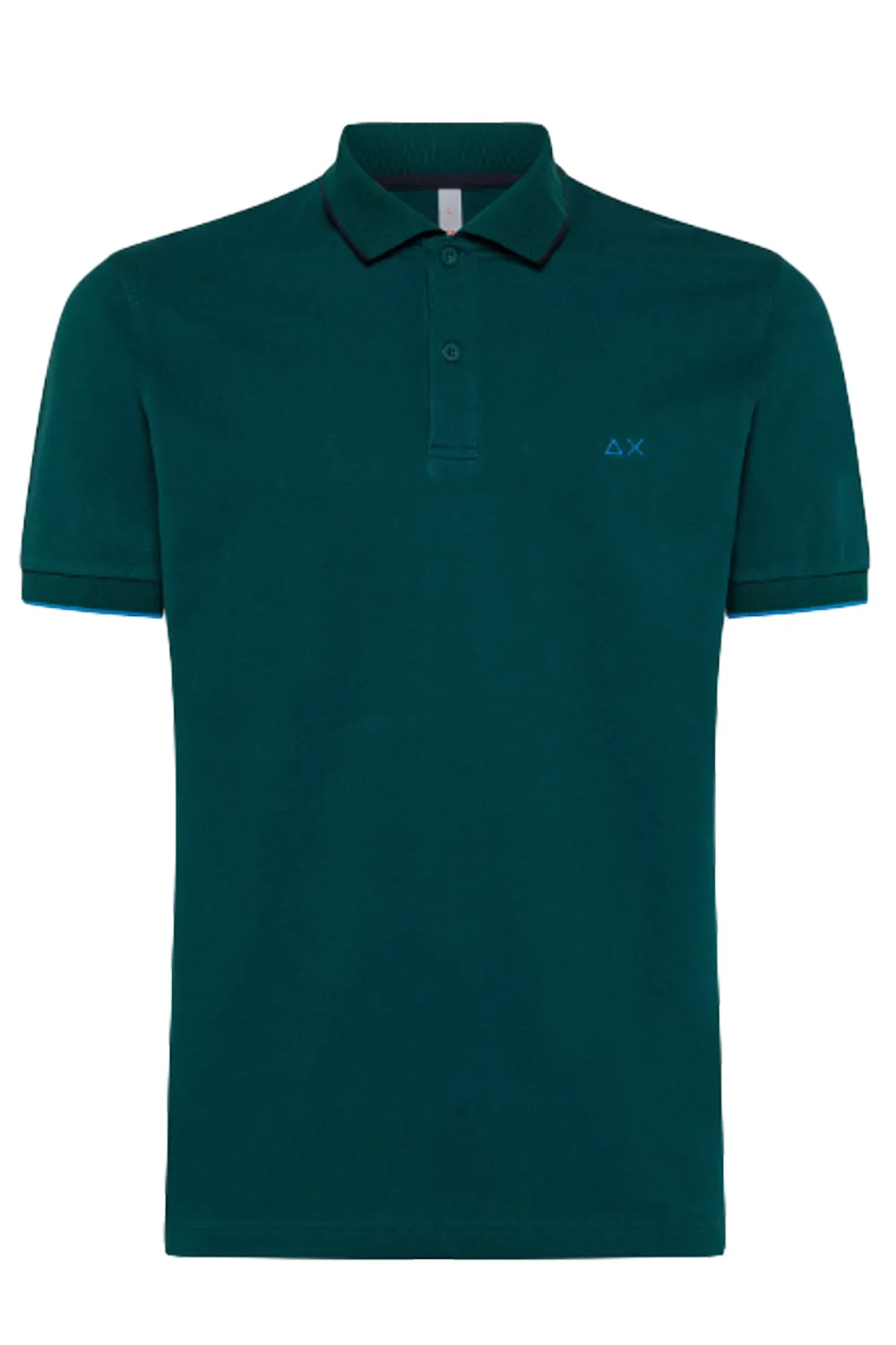 SUN68 Polo small stripes