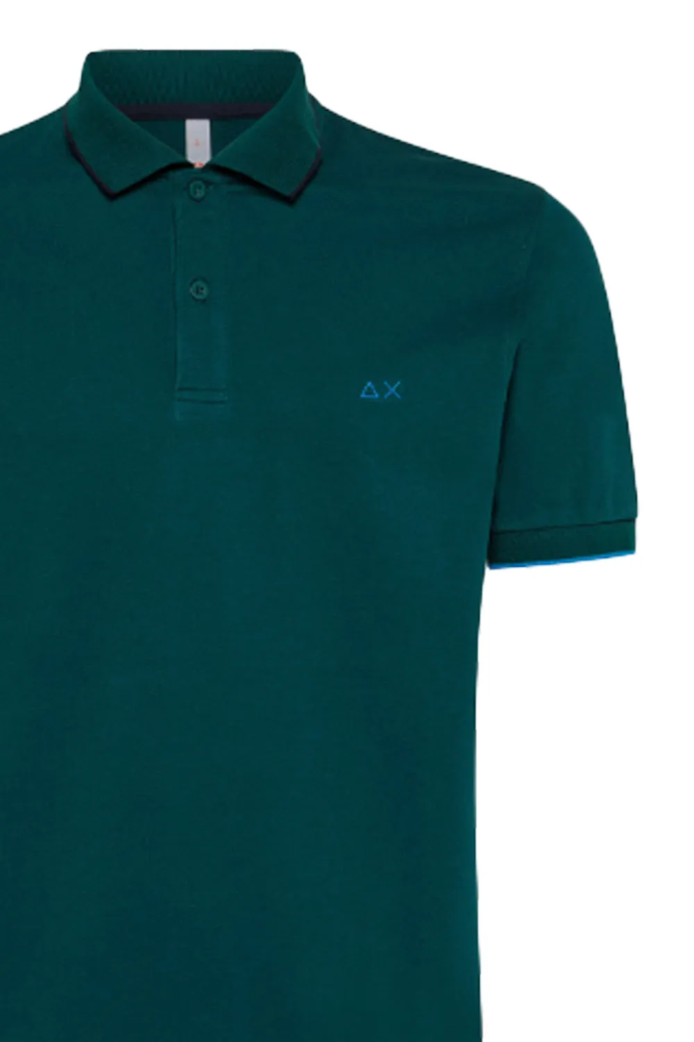 SUN68 Polo small stripes