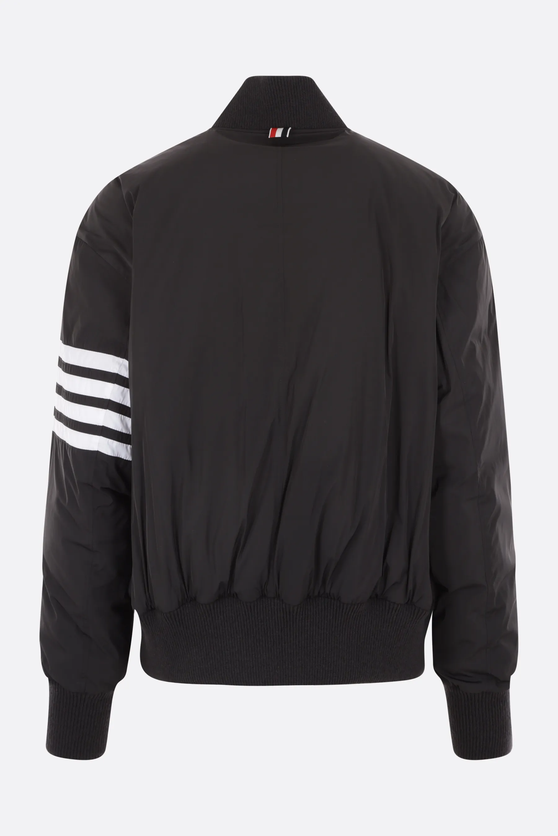 THOM BROWNE piumino bomber in nylon 4bar