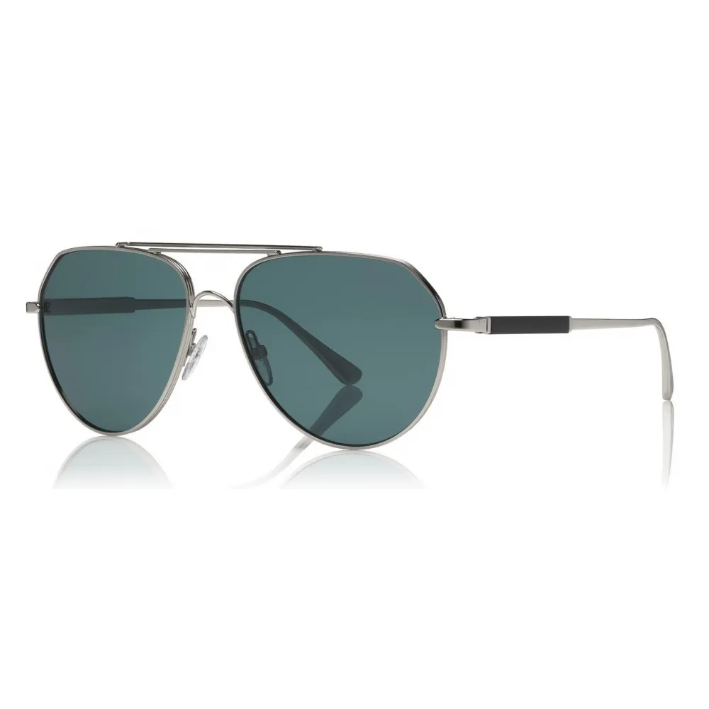 Tom Ford - Andes Sunglasses - Occhiali da Sole Stile Pilota in Metallo - Blu - FT0670 - Occhiali da Sole - Tom Ford Eyewear