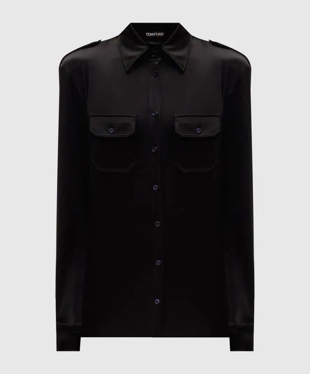 Tom Ford Camicia nera CAJ033JEX105