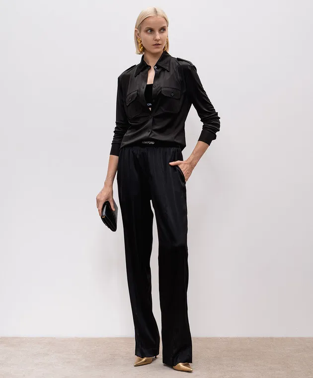 Tom Ford Camicia nera CAJ033JEX105