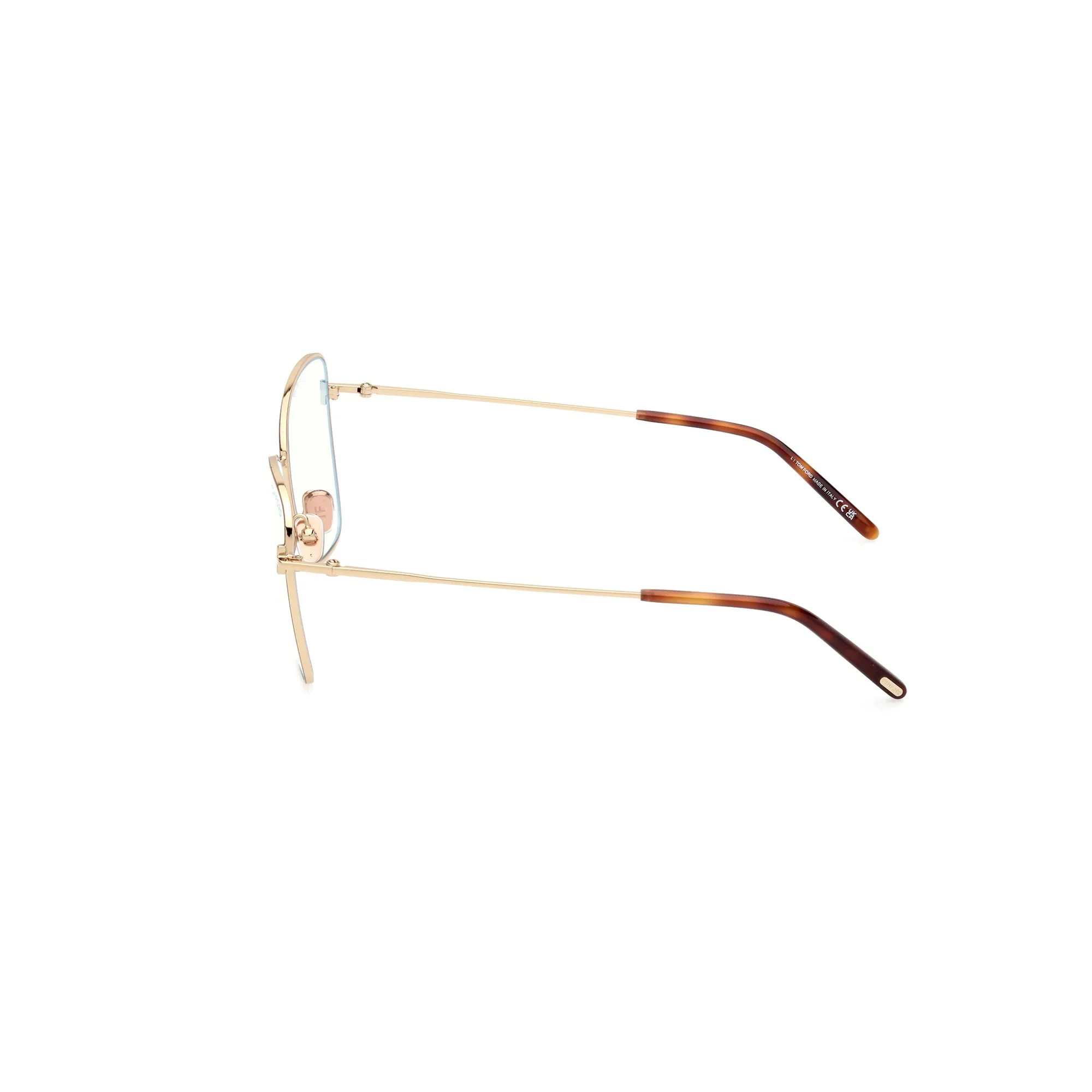   Tom Ford FT 5906-B Blue Block 046 Marrone Chiaro Opaco | Occhiale Da Vista Donna 