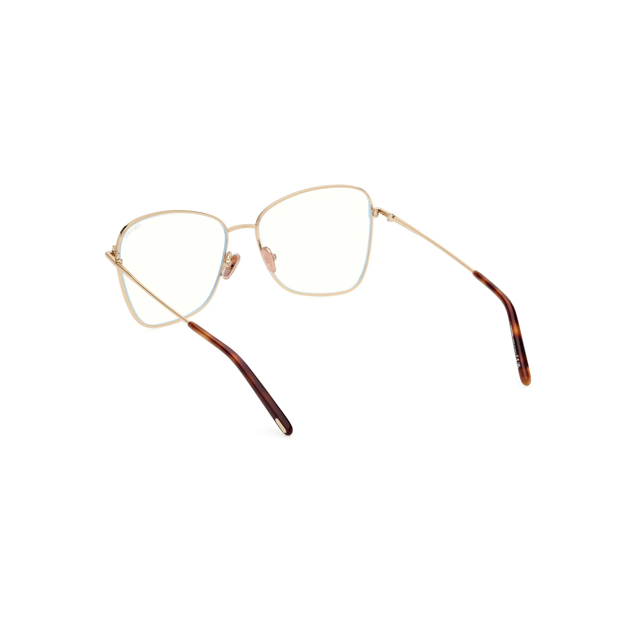   Tom Ford FT 5906-B Blue Block 046 Marrone Chiaro Opaco | Occhiale Da Vista Donna 
