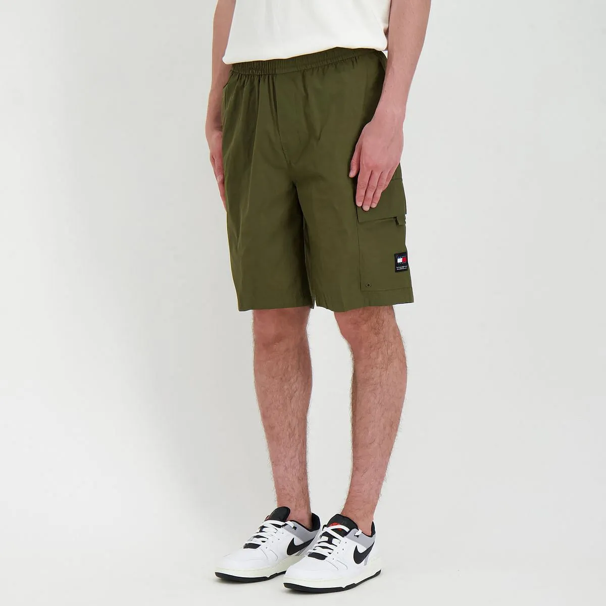      TOMMY JEANS BERMUDA CARGO IN COTONE E NYLON AIDEN  