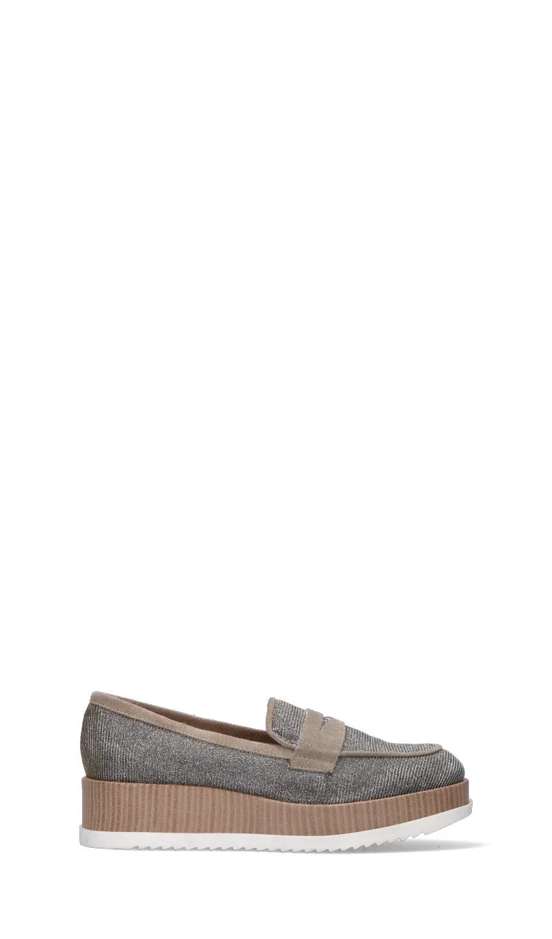TOSCA BLU Mocassino donna beige in pelle