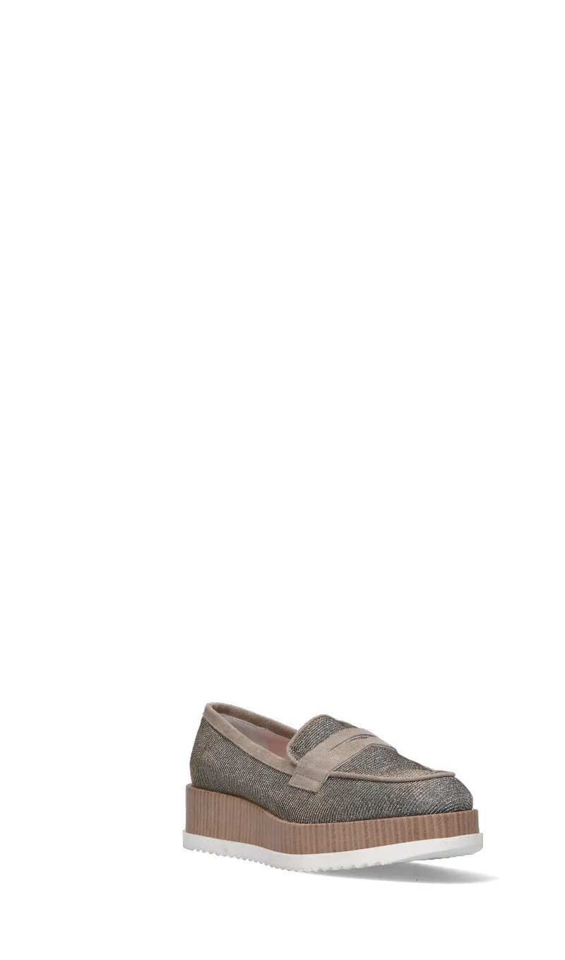 TOSCA BLU Mocassino donna beige in pelle
