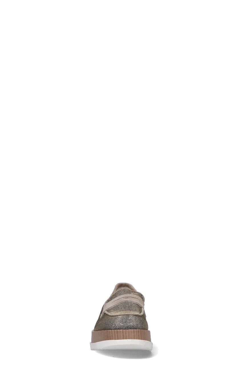 TOSCA BLU Mocassino donna beige in pelle